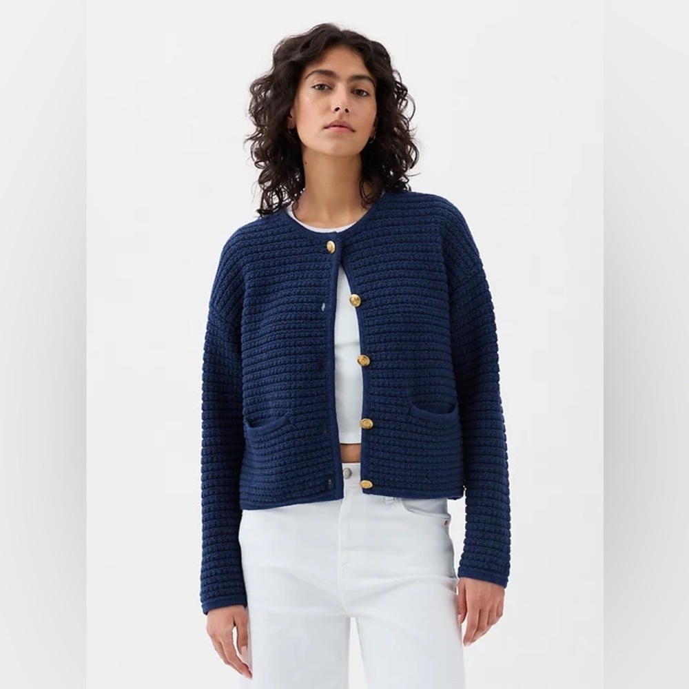 Textured Sweater Jacket